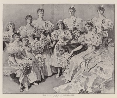 La novia y sus damas de honor de William Small